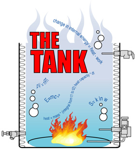The logo for The Tank, a Q&A water heater forum