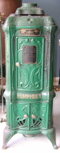 Humphrey Automatic antique water heater