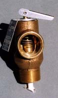 A temperature/pressure relief valve