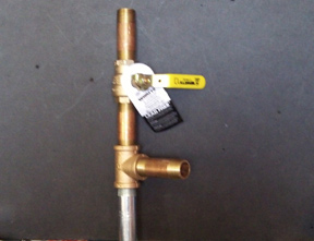 Peroxide Fix plumbing assembly