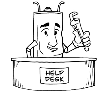 help desk cartoon